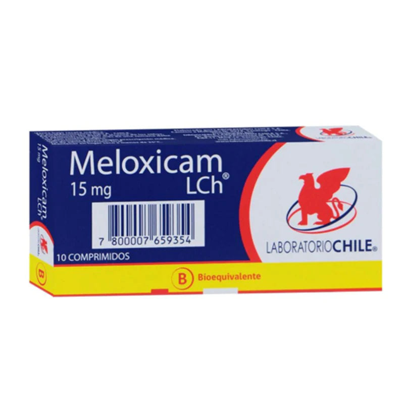 Meloxicam 15mg 10 Comprimidos