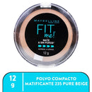 Polvo Compacto Fit Me! Maybelline  mate y sin poros 235 Pure Beige