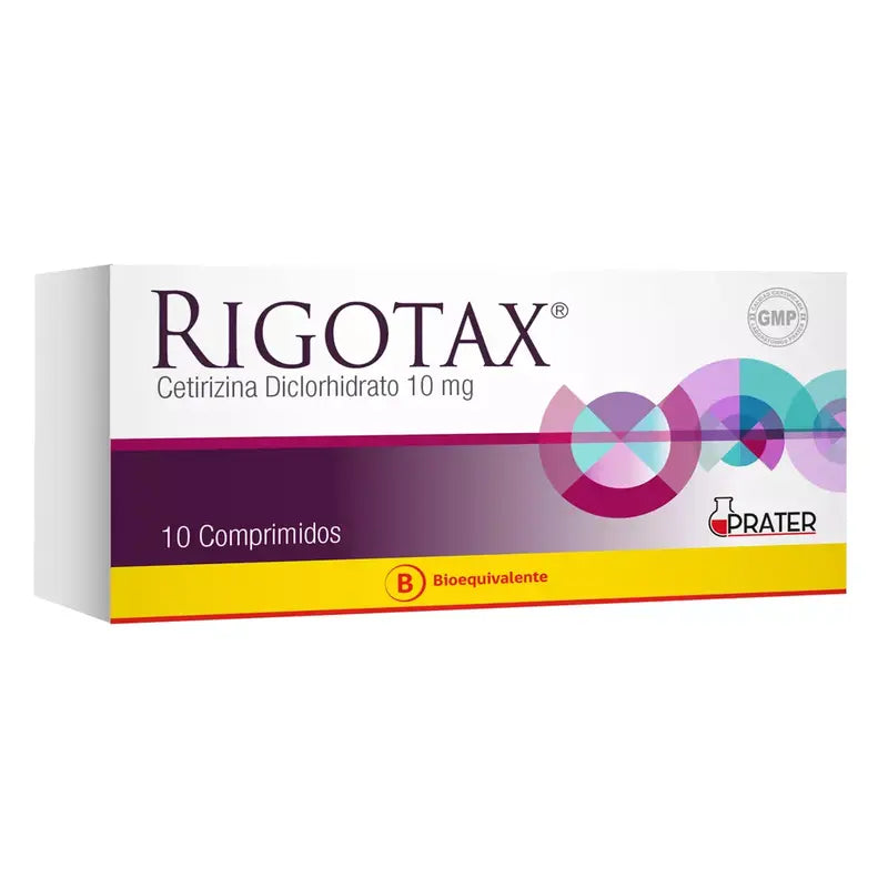 Rigotax 10mg 10 comprimidos
