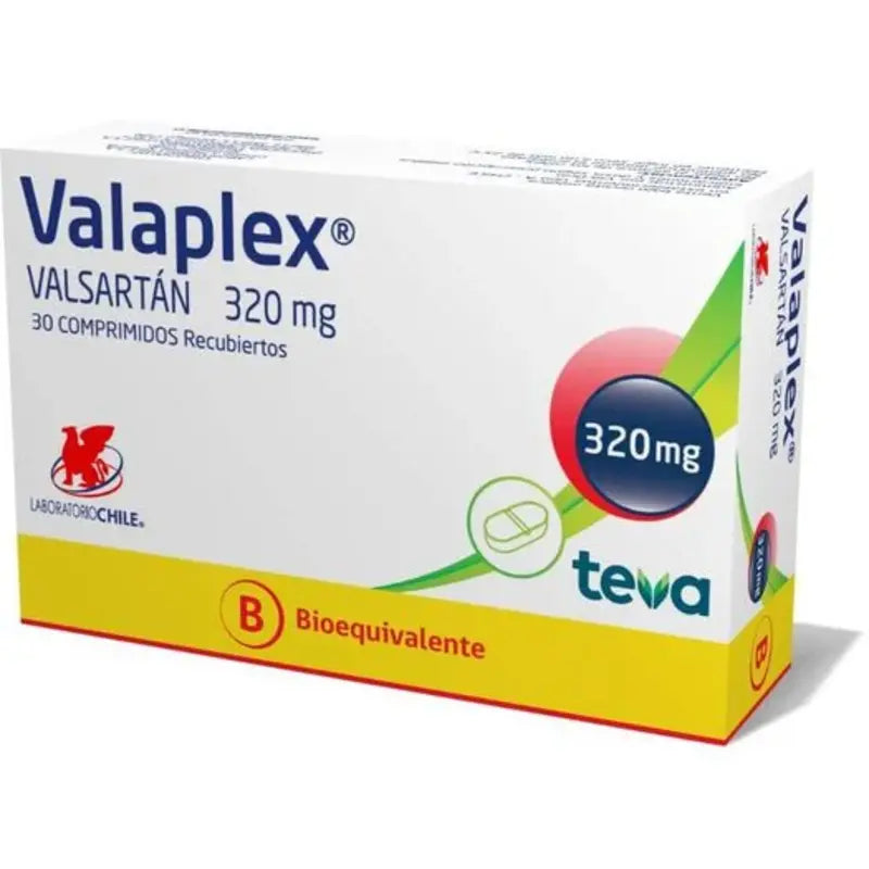 Valaplex Valsartán 320 mg 30 Comprimidos