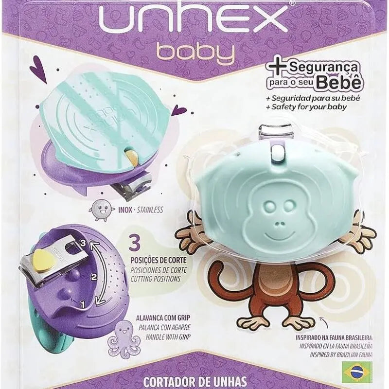 Cortaúñas divertido para bebés y niño Tema Mono