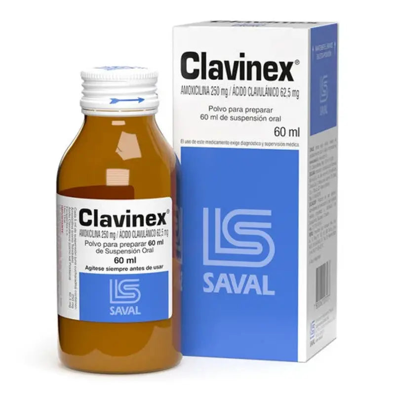 Clavinex Amoxicilina / Ácido Clavulánicanico 60 ml