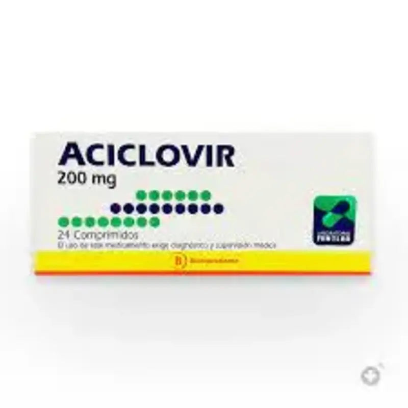 Aciclovir 200 mg 24 comprimidos