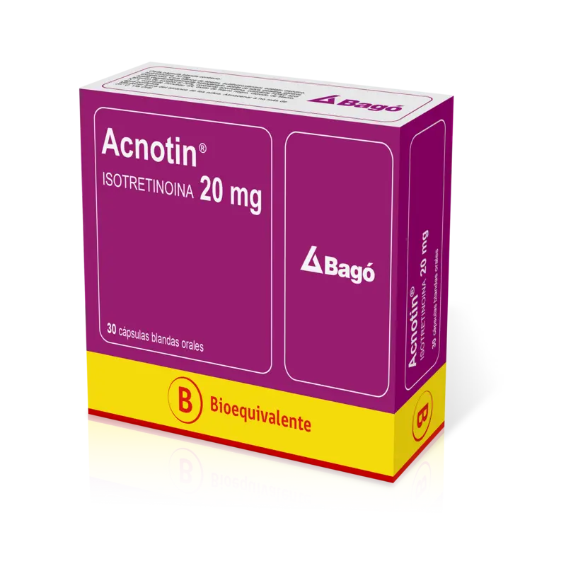Acnotin 20mg 30 Cápsulas blandas