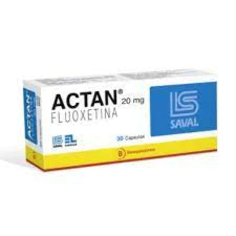 Actan 20mg 30 Cápsulas