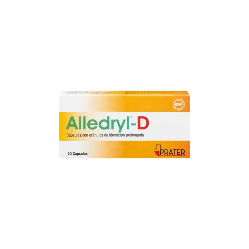 Alledryl-D 120 mg 20 Cápsulas