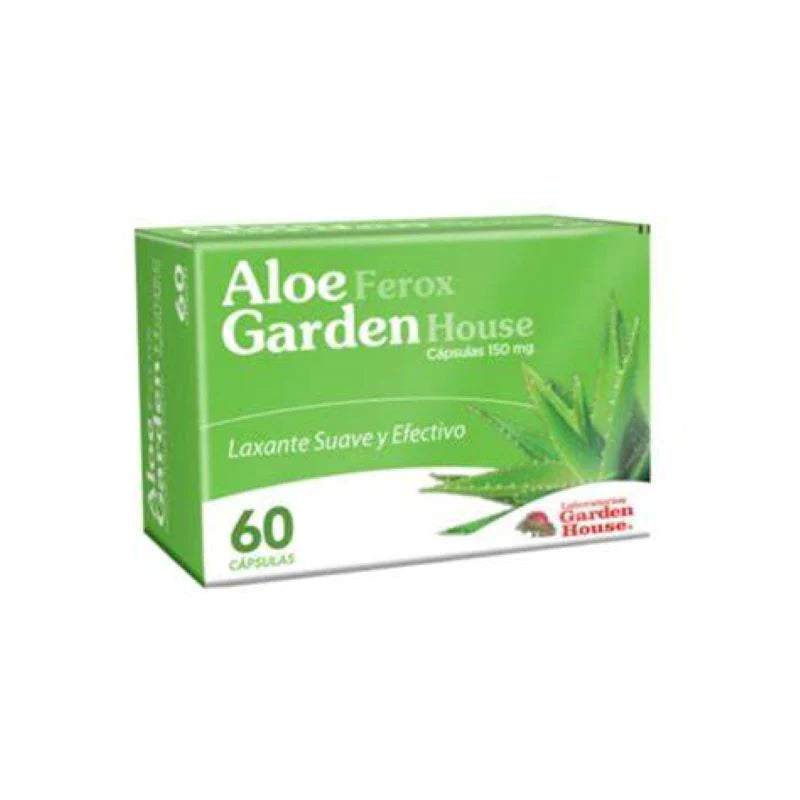 Aloe Ferox Garden House Laxantes 150mg 20 Cápsulas