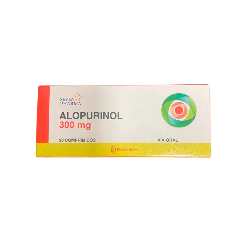 Alopurinol 300mg 30 comprimidos