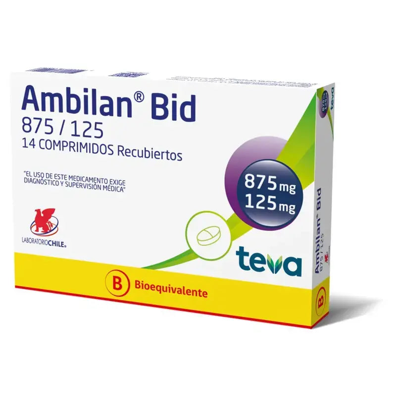 Ambilan Bid Com Rec X 875/125 Mg X 14
