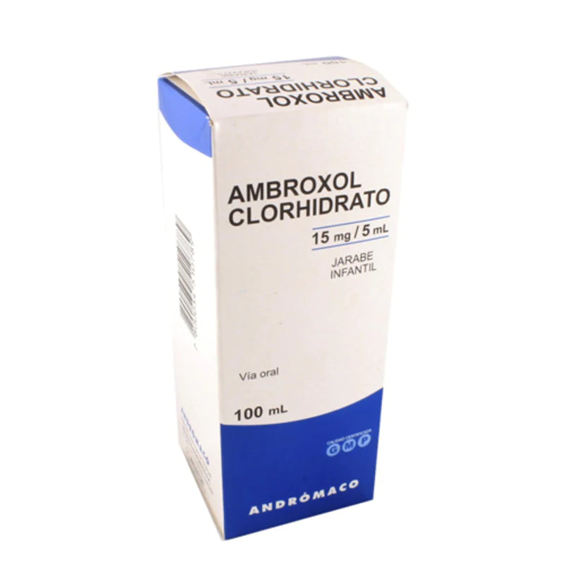 Ambroxol clorhidrato 15mg/5ml jarabe infantil 100ml