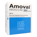 Amoval 250mg/5ml Polvo Para Suspensión Oral Con Solvente 100ml