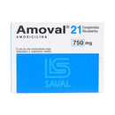 Amoval 750mg 21 Comprimidos recubiertos