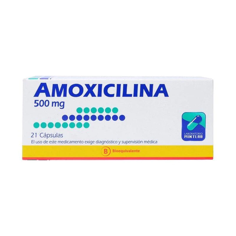Amoxicilina 500mg  21 Cápsulas