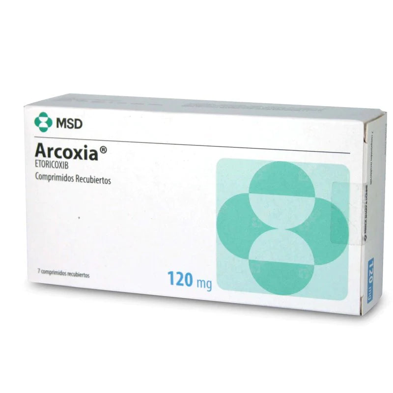 Arcoxia 120mg 7 Comprimidos recubiertos