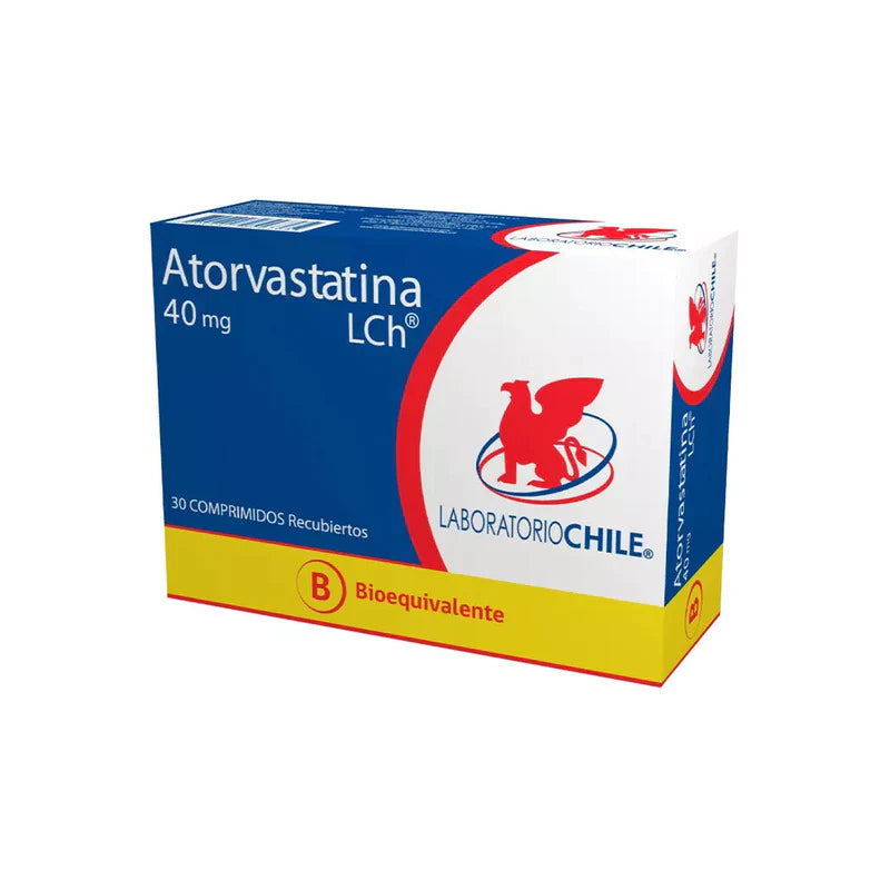 Atorvastatina 40mg 30 Comprimidos Recubiertos