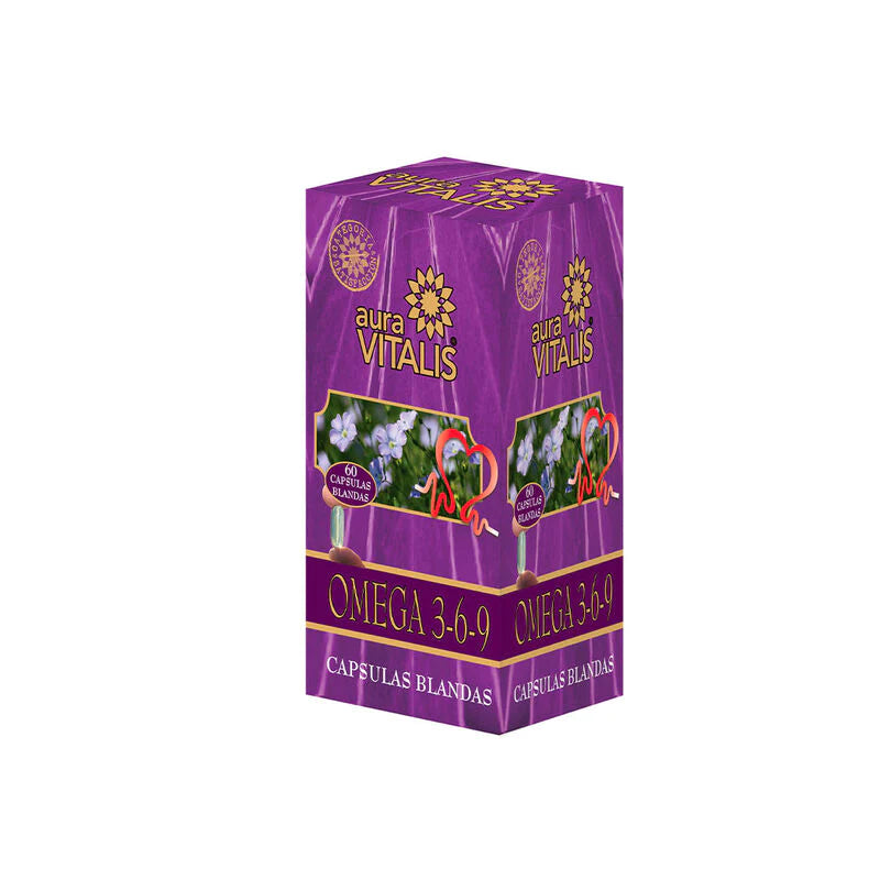 Aura vitalis omega 3-6-9 60 Cápsulas blandas