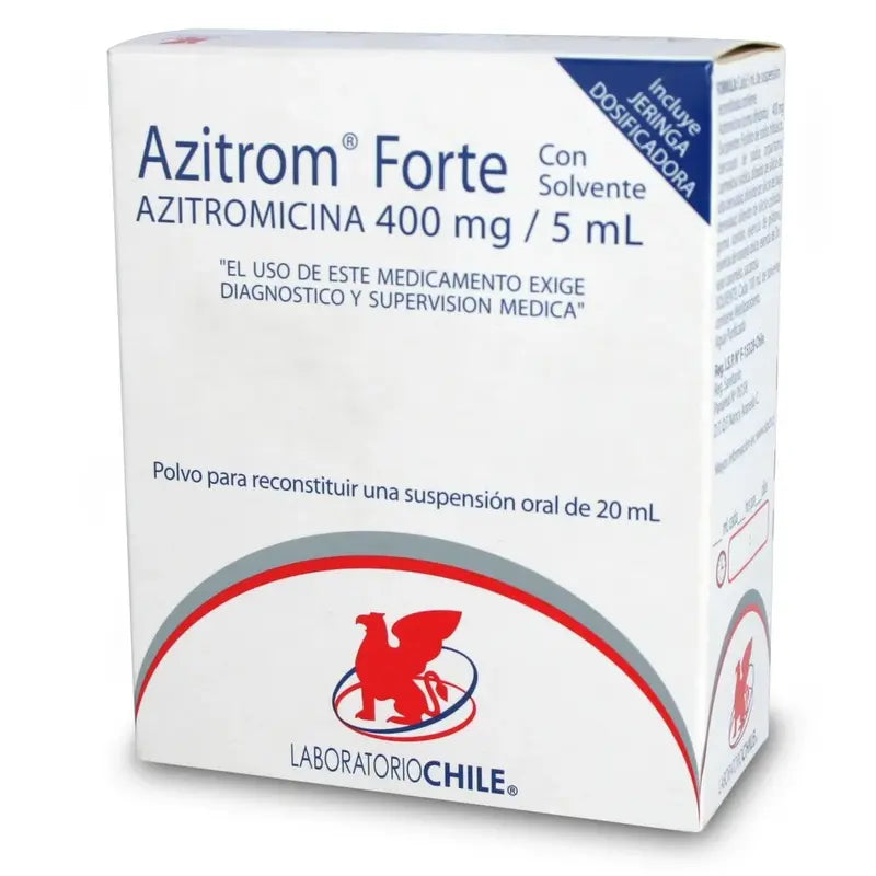 Azitrom Forte 400mg/5ml Polvo para Suspensión Oral 30ml