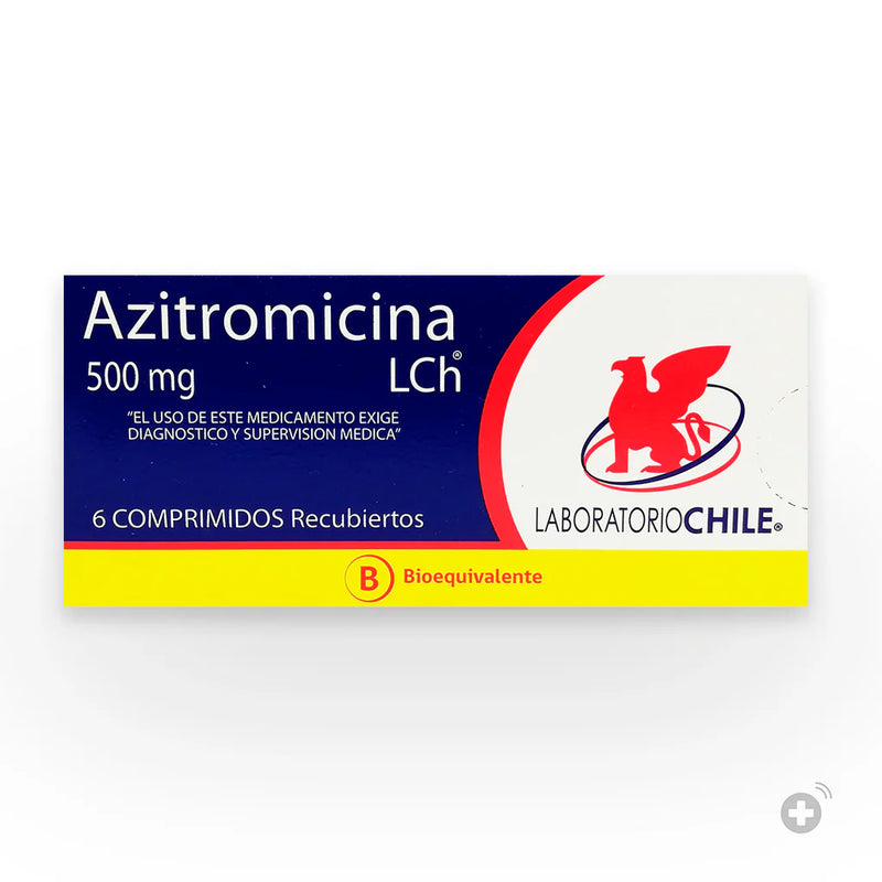Azitromicina 500mg 6 Comprimidos