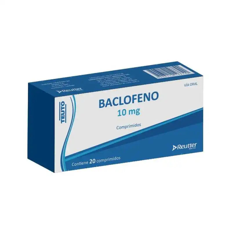 Baclofeno 10mg 20 Comprimidos