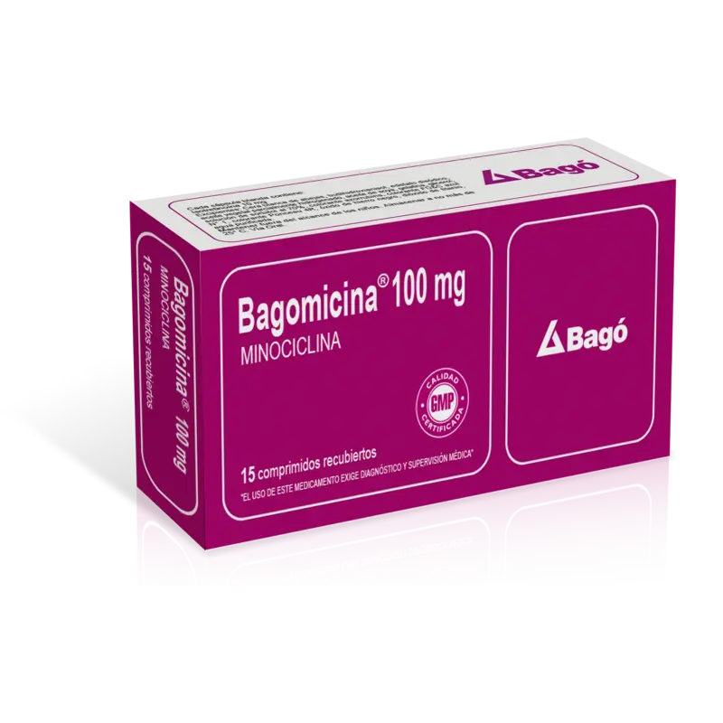 Bagomicina 100mg 15 Comprimidos Recubiertos