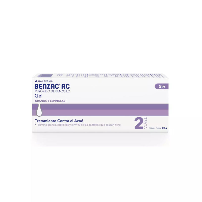 Benzac AC 5% Gel tópico 60gr