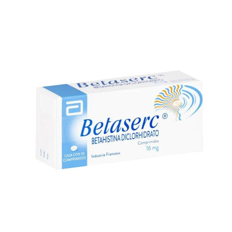 Betaserc 16mg 30 Comprimidos