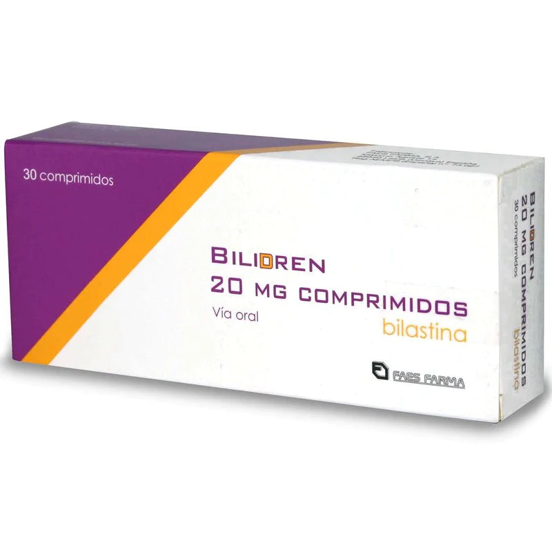 Bilidren 20mg 30 Comprimidos