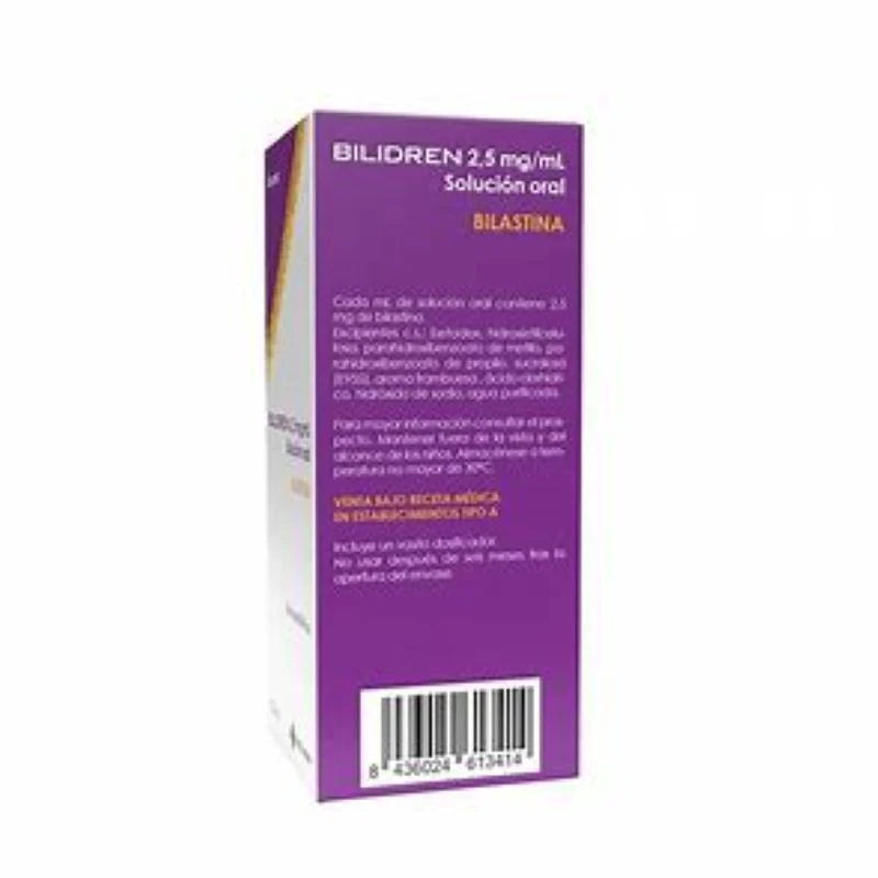 Bilidren 2,5mg Solución oral 120ml