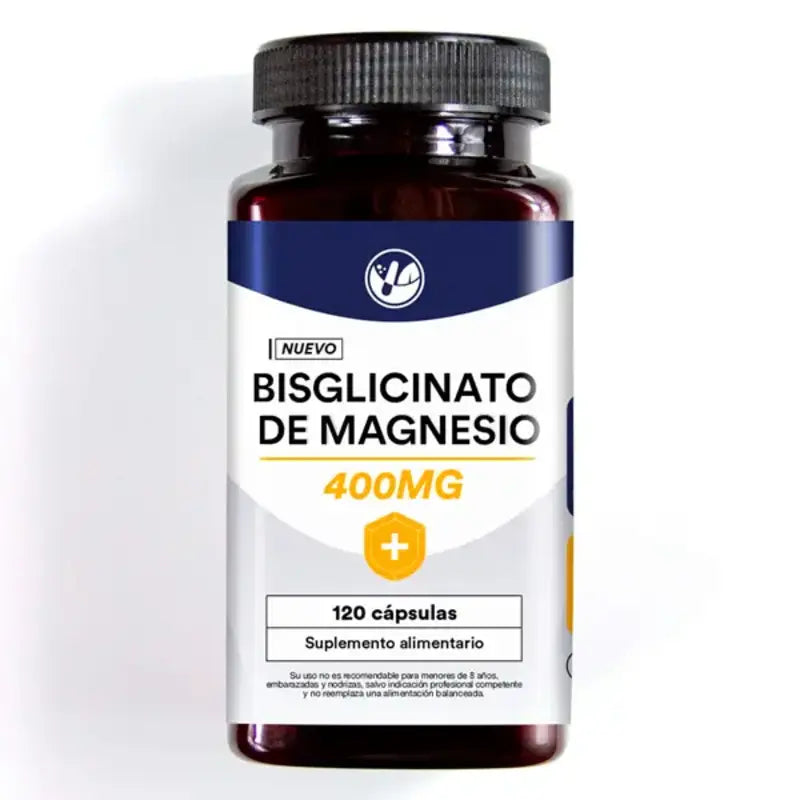 Bisglicinato de Magnesio 400mg 120 Cápsulas