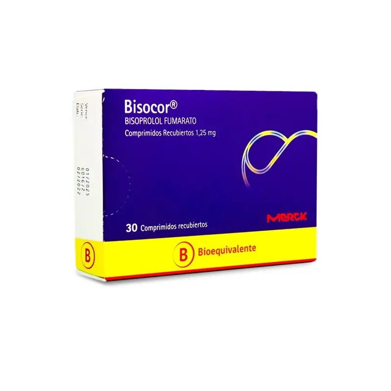 Bisocor 1,25mg 30 comprimidos recubiertos