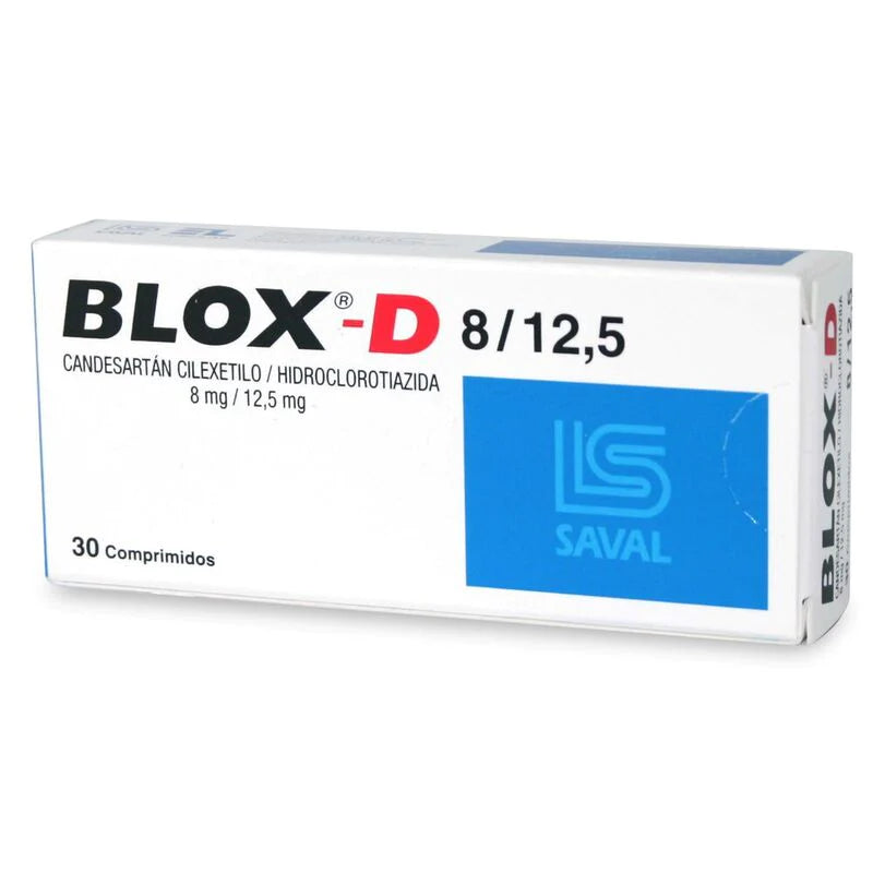Blox-D 8mg/12,5mg 30 Comprimidos