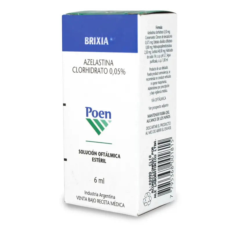 Brixia 0,05% Solución Oftalmica 6ml