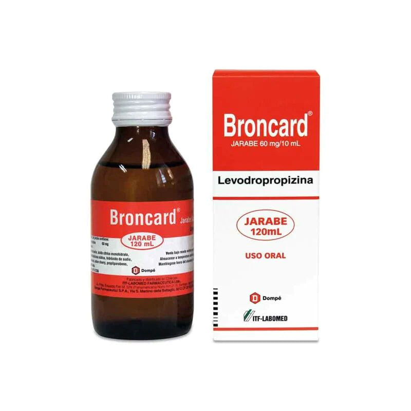 Broncard 60mg/10ml Jarabe 120ml