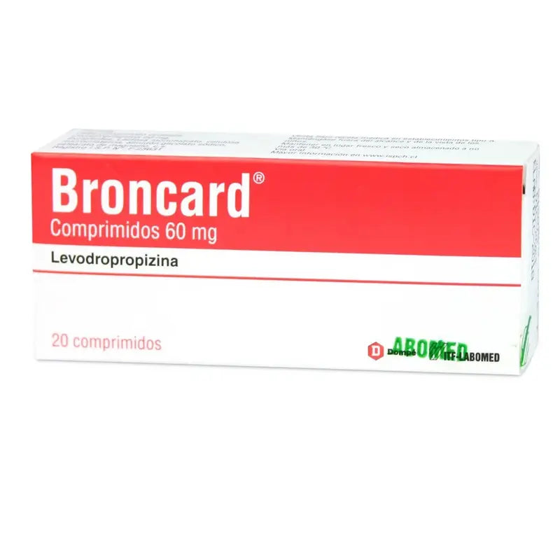 Broncard 60mg 20 Comprimidos