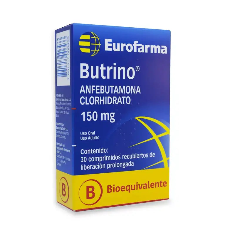 Butrino XL 150mg 30 Comprimidos Recubiertos de Liberación Prolongada