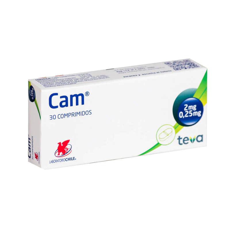 Cam 2mg 30 Comprimidos