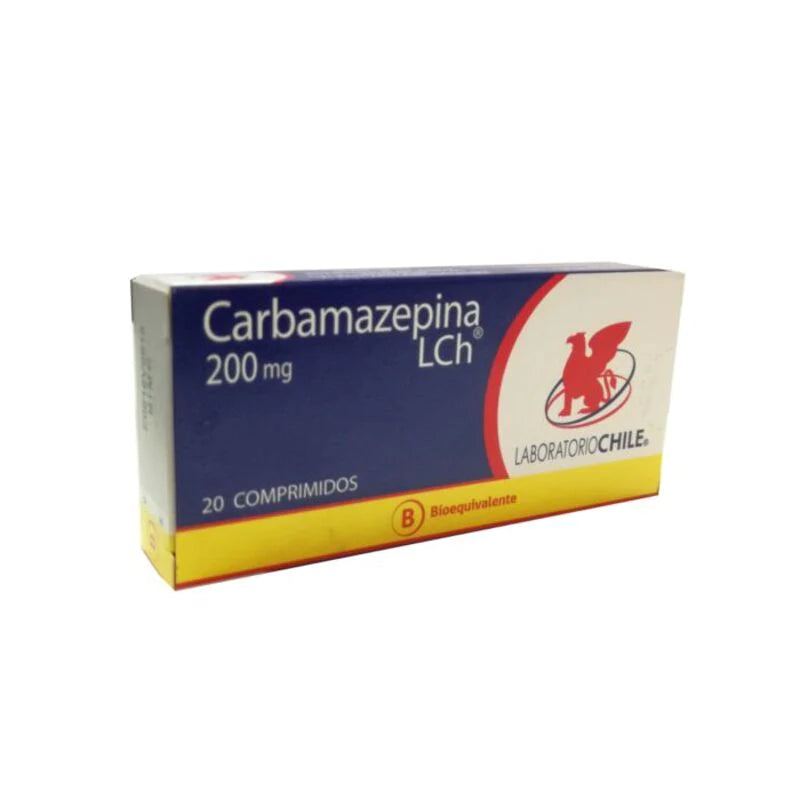 Carbamazepina 200mg 20 Comprimidos