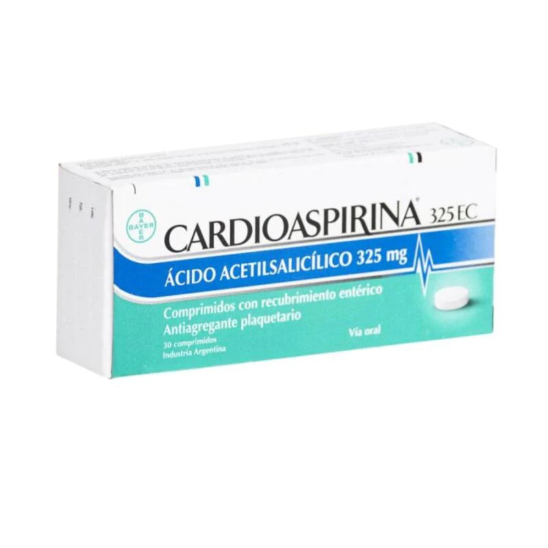 Cardioaspirina 325mg EC 30 Comprimidos con recubrimiento entérico
