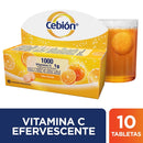 Cebion Vitamina C 1000 10 comprimidos efervescente sabor naranja