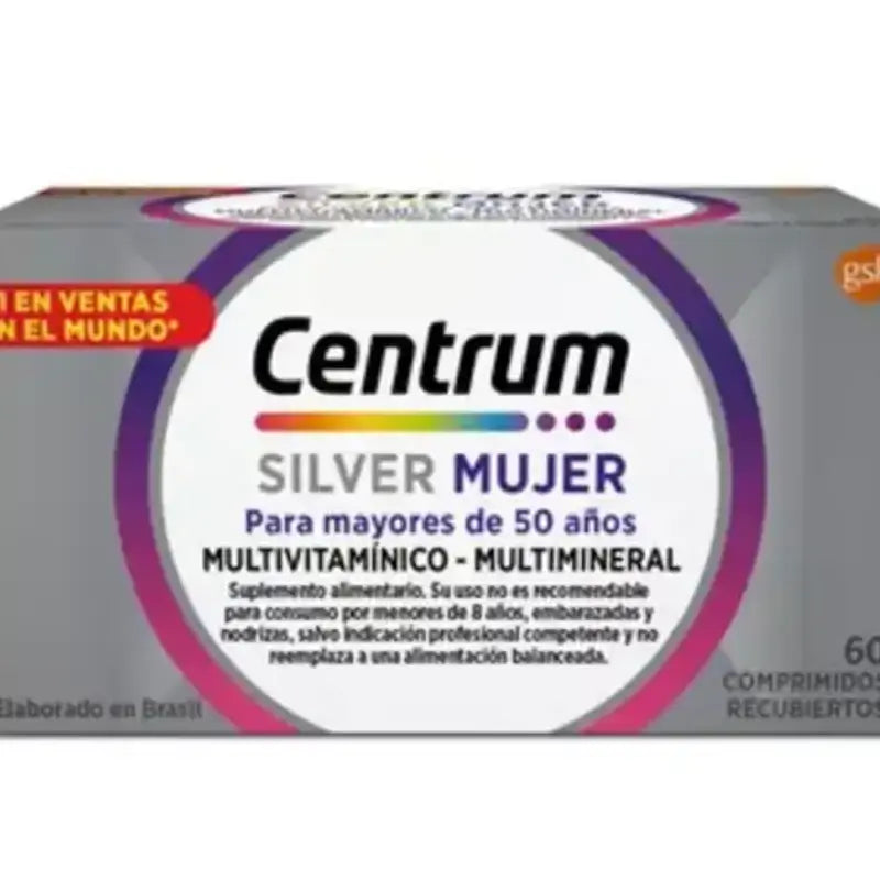 Centrum Silver Mujer 60 Comprimidos
