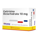 Cetirizina Diclorhidrato 10mg 30 Comprimidos recubiertos