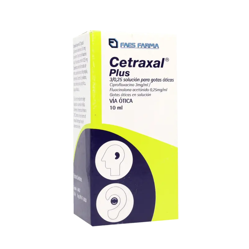 Cetraxal Plus 3/0,25 Solución Ótica 10ml