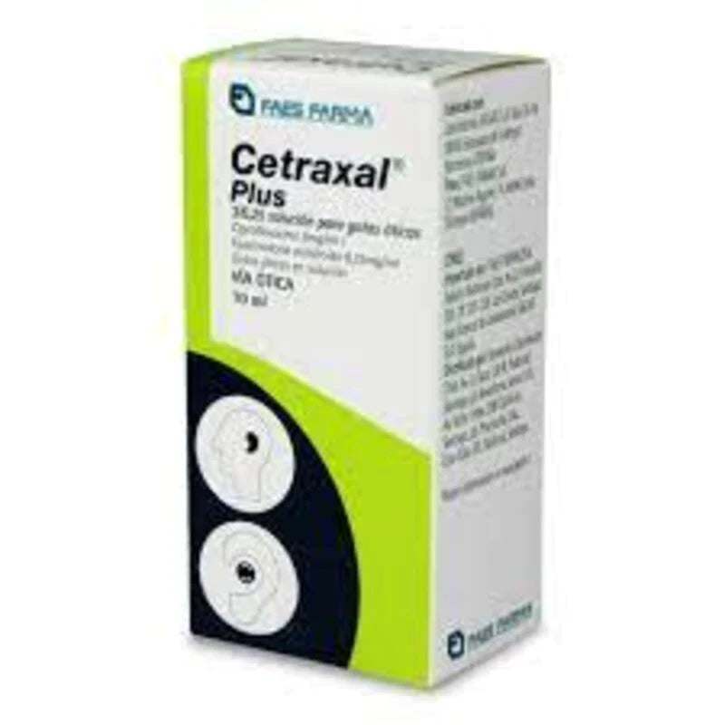 Cetraxal plus 3/0,25 vía ótica 10ml