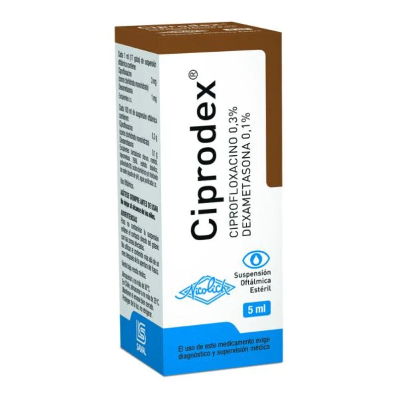 Ciprodex suspensión oftálmica 5ml