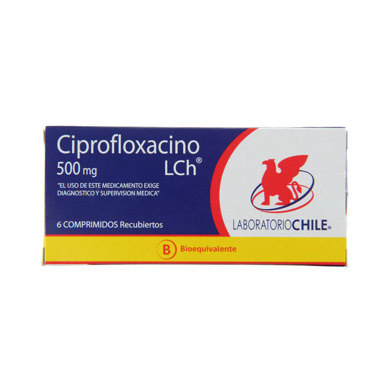 Ciprofloxacino 500mg 6 Comprimidos