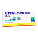Citalopram 20mg 30 Comprimidos