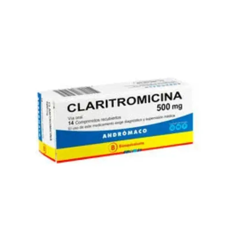 Claritromicina 500mg 14 Comprimidos