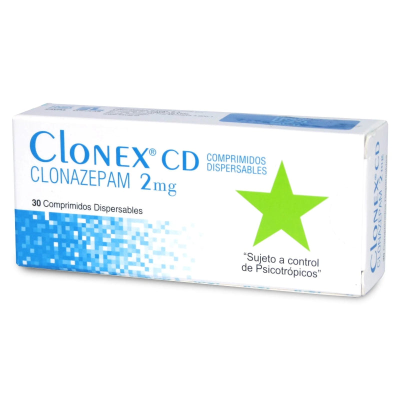 Clonex CD 2mg 30 comprimidos dispersables