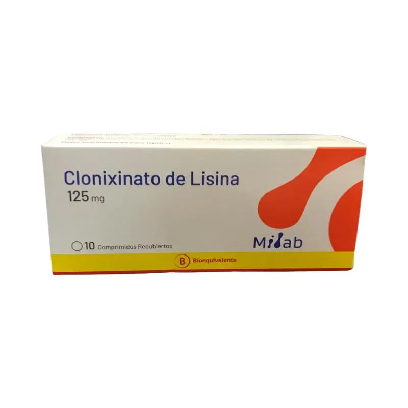 Clonixinato de lisina 125mg 10 Comprimidos
