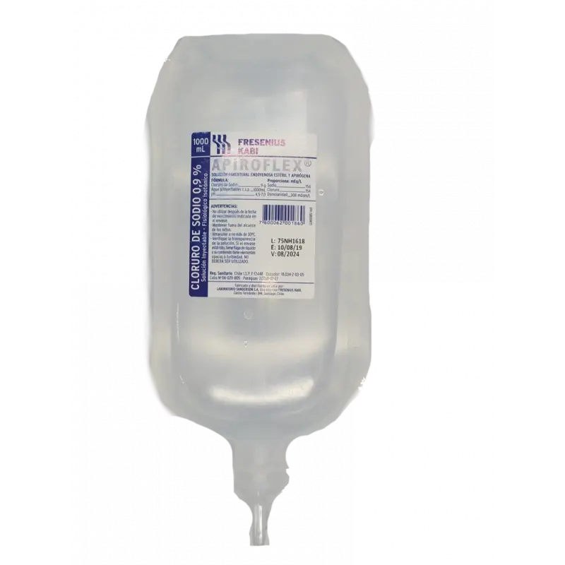 Cloruro de Sodio 0,9% 1000ml